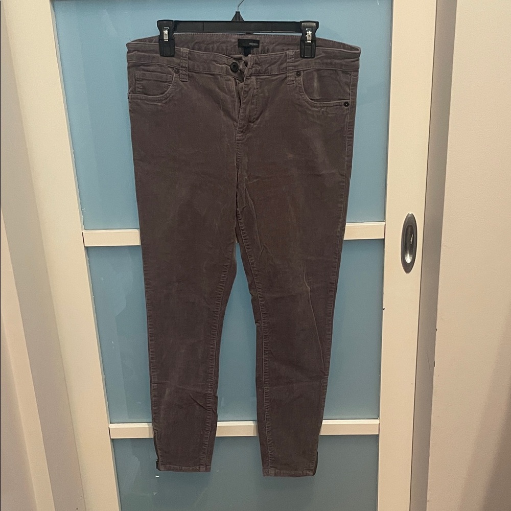 edyson Women's Skinny corduroy pants - Dark Grey, EUC, 32